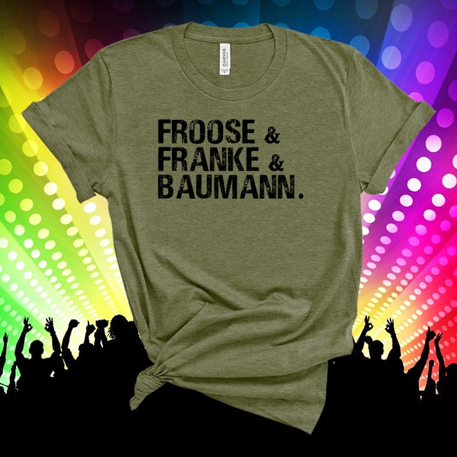 Tangerine Dream German electronic music band Tshirt Froose Franke Baumann Tshirt