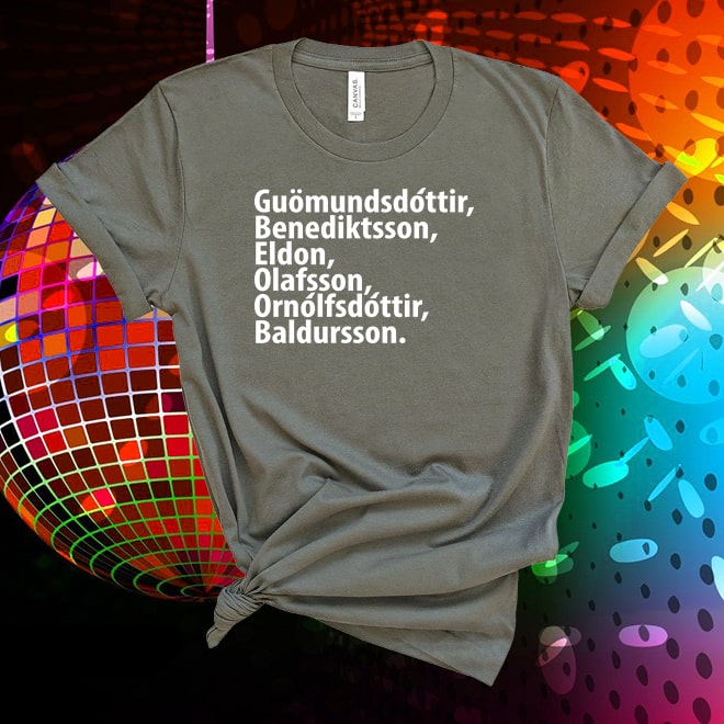 The Sugarcubes, Guömundsdottir, Benediktsson, Eldon, Olafsson Tshirt