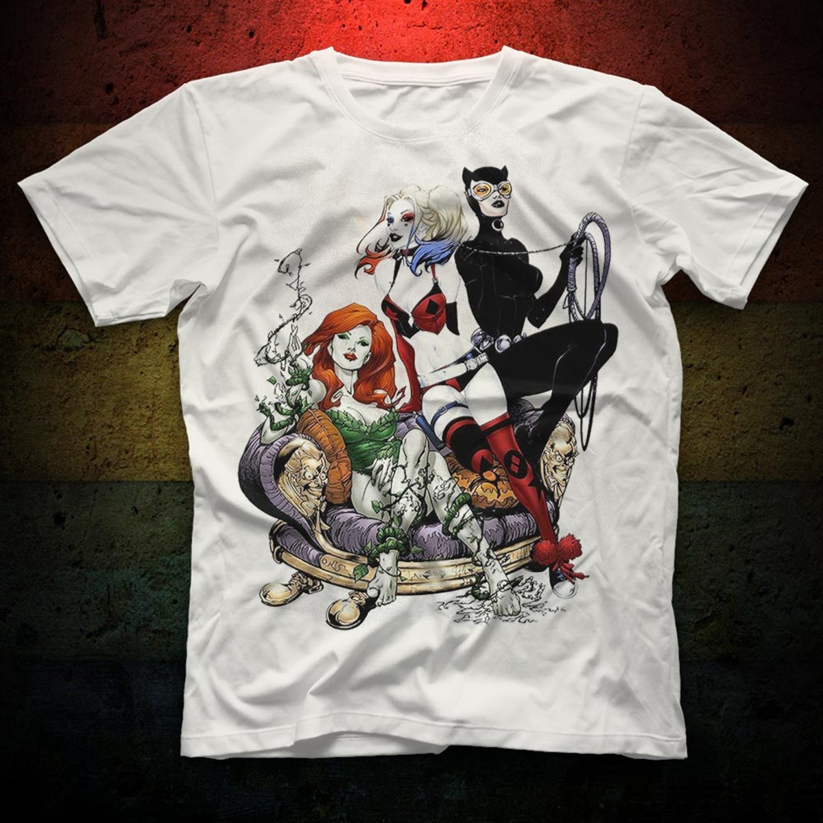 Gotham City Sirens T shirt,Cartoon,Comics,Anime Tshirt 03