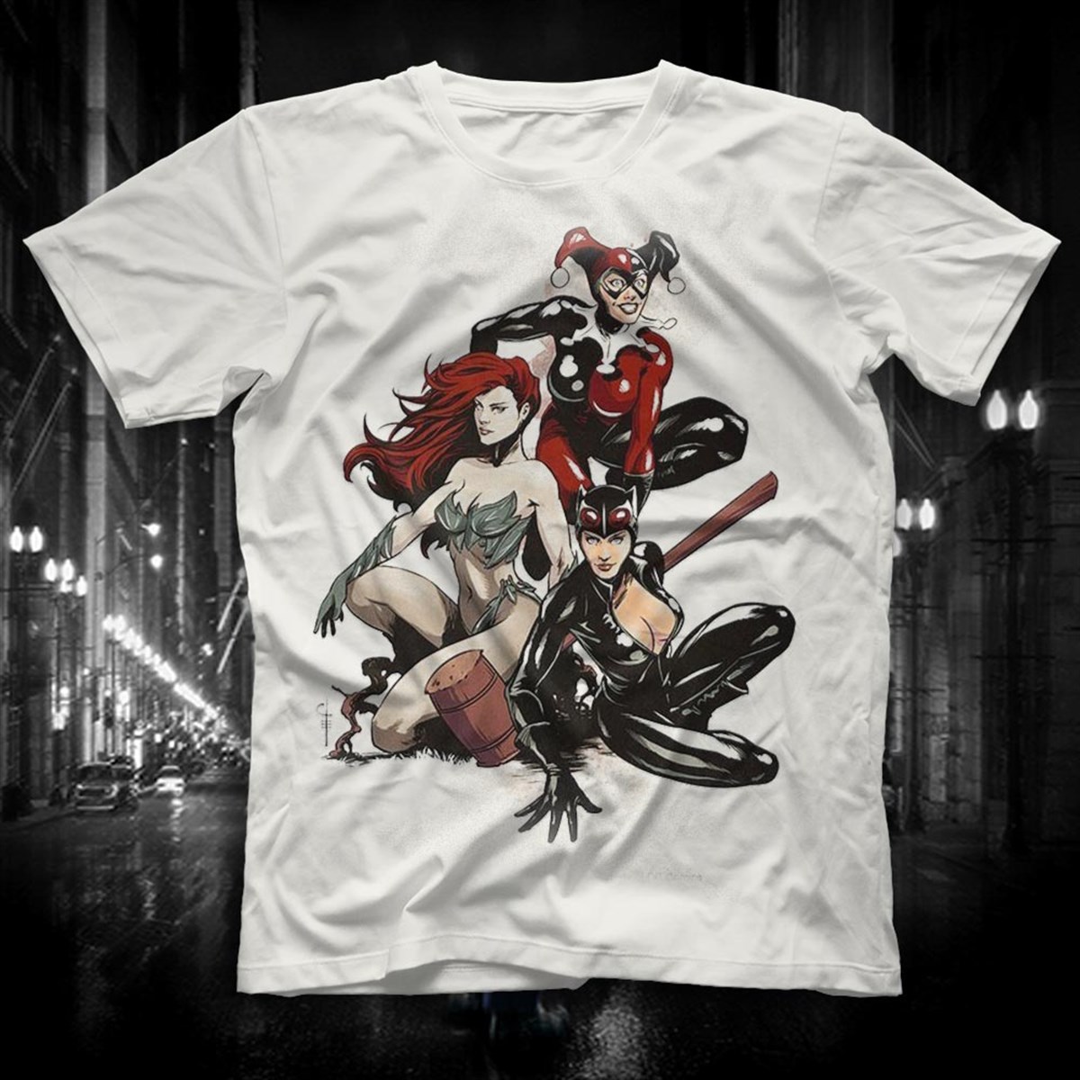 Gotham City Sirens T shirt,Cartoon,Comics,Anime Tshirt 04