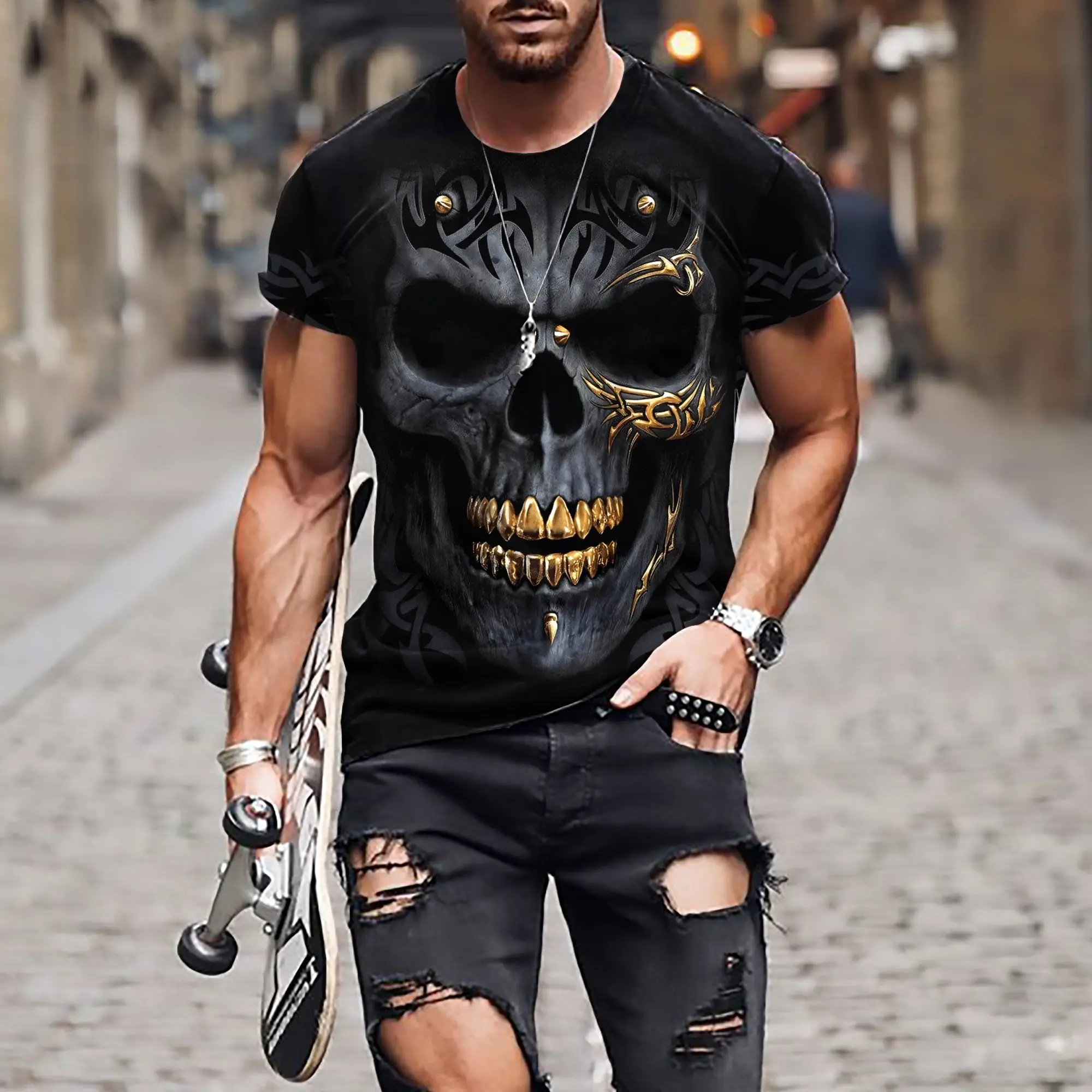 Black Gold,Gothic Tshirt