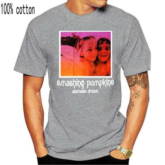 Smashing Pumpkins, Alternative rock,Siamese Dream,gray Tshirt