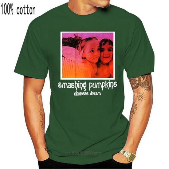 Smashing Pumpkins, Alternative rock,Siamese Dream,green Tshirt