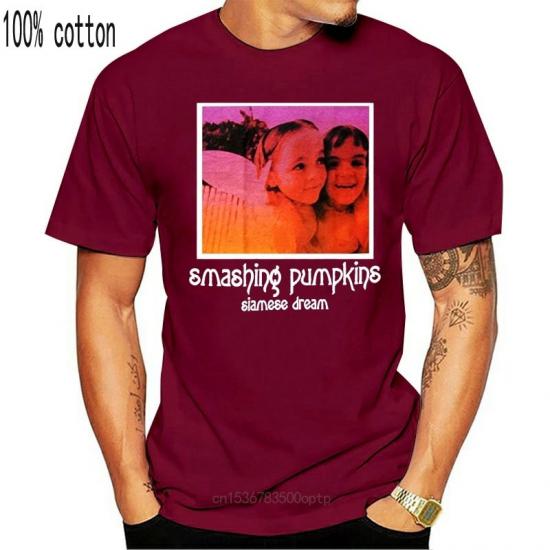 Smashing Pumpkins, Alternative rock,Siamese Dream,red Tshirt