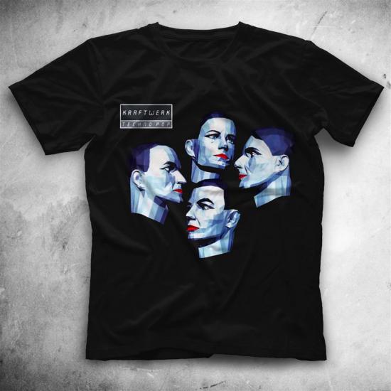 Kraftwerk T shirt , Music Band ,Unisex Tshirt 03